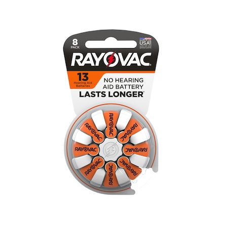Rayovac Battery Hear Aid 13 8Pk 13-8